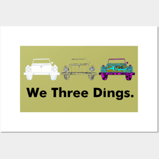 We Three Dings Posters and Art